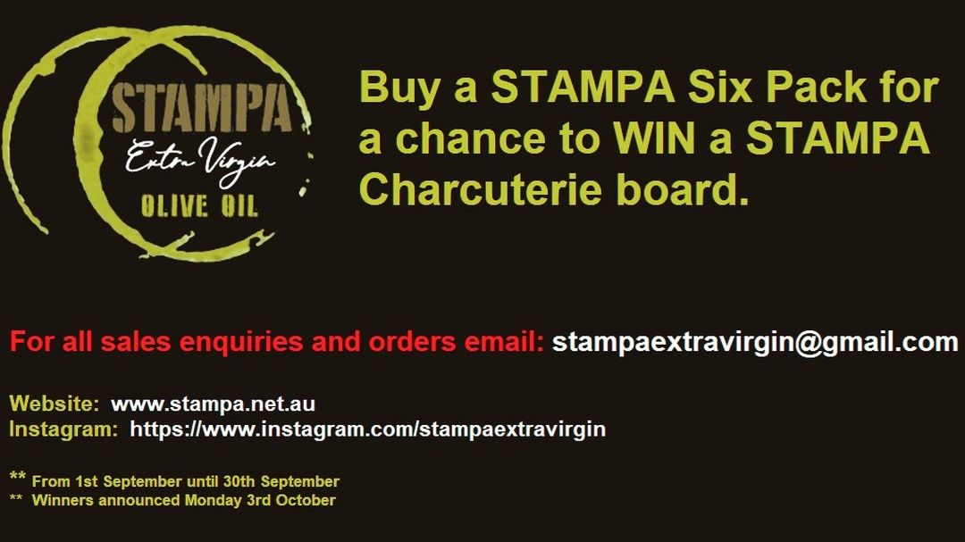 BUY A STAMPA Six pack for a chance to win a STAMPA engraved charcuterie serving board !!

#food #eat #eatclean #eathealthy #foodcompetition #win #eatorganic #foodmelbourne #eatorganic