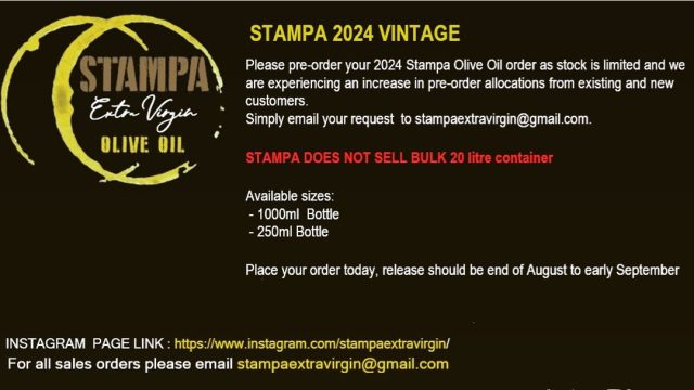 PRE-ORDER 2024 VINTAGE

#food #foodie #cleaneating #oliveoil #chef #italianfood #italianfoodbloggers
